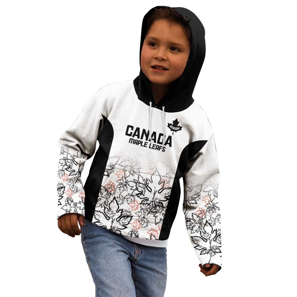 Canada Rugby Custom Kid Hoodie Maple Leafs Go Champion - Shopicos