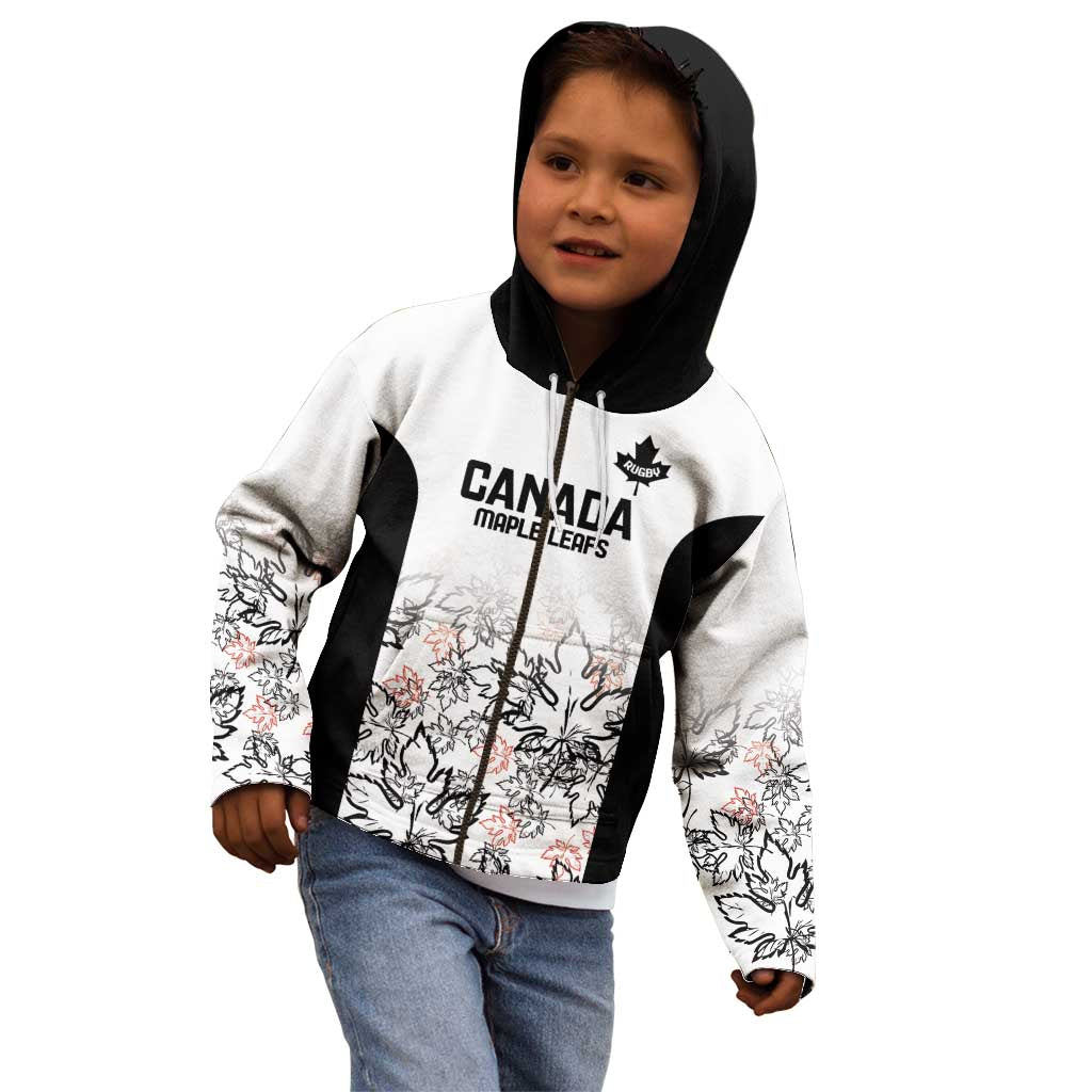 Canada Rugby Custom Kid Hoodie Maple Leafs Go Champion - Shopicos