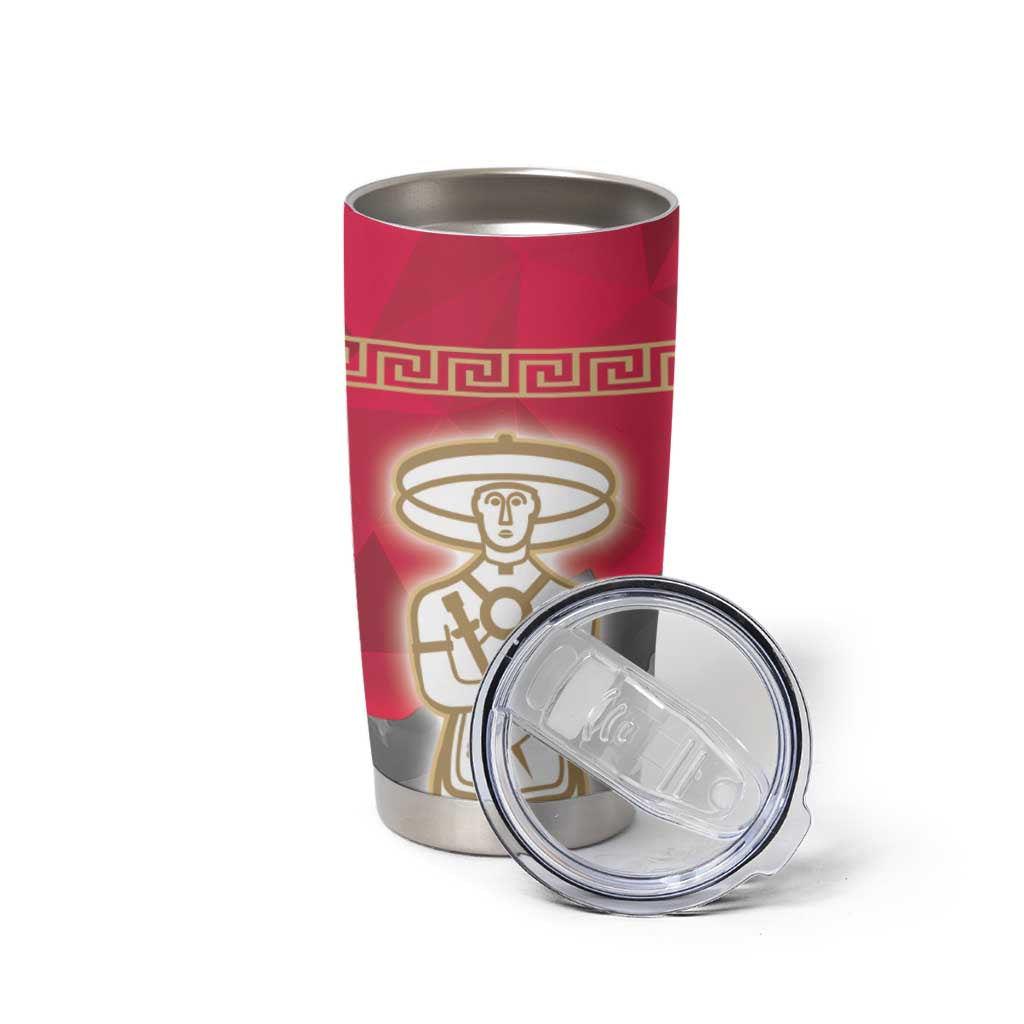 Italy Abruzzo Tumbler Cup Emblem With Flag Style - Shopicos