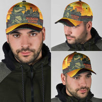 Personalized Alligator Alcatraz Classic Cap Gator Island Prison Retro Sunset - Shopicos