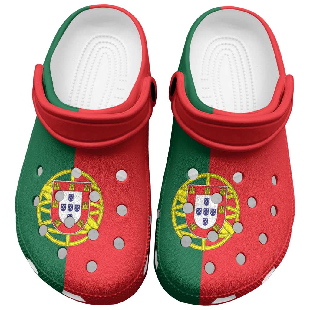 Portugal Clogs Shoes Flag Color Inspiration - Shopicos