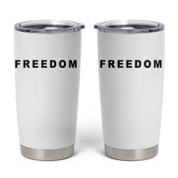 Freedom Statement Tumbler Cup Free Speech Charlie Kirk Tribute - Shopicos