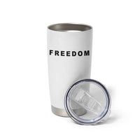 Freedom Statement Tumbler Cup Free Speech Charlie Kirk Tribute - Shopicos