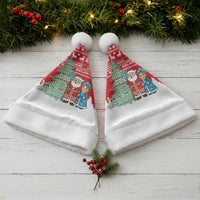 Belarus Christmas Santa Hat with Ded Moroz Snow Maiden Christmas Tree and Nordic Pattern Design - Shopicos