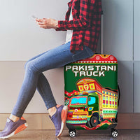 Pakistan Truck Art Luggage Cover National Emblem & Traditional Patterns