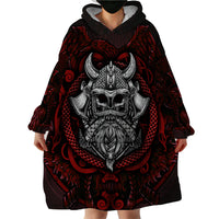 Blood Of Viking Warrior Wearable Blanket Hoodie - Shopicos