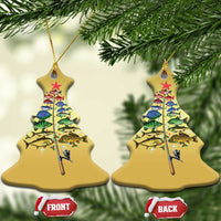 Xmas Fishing Christmas Ornament Colorful Fish Aquatic Christmas Tree Fisherman - Shopicos