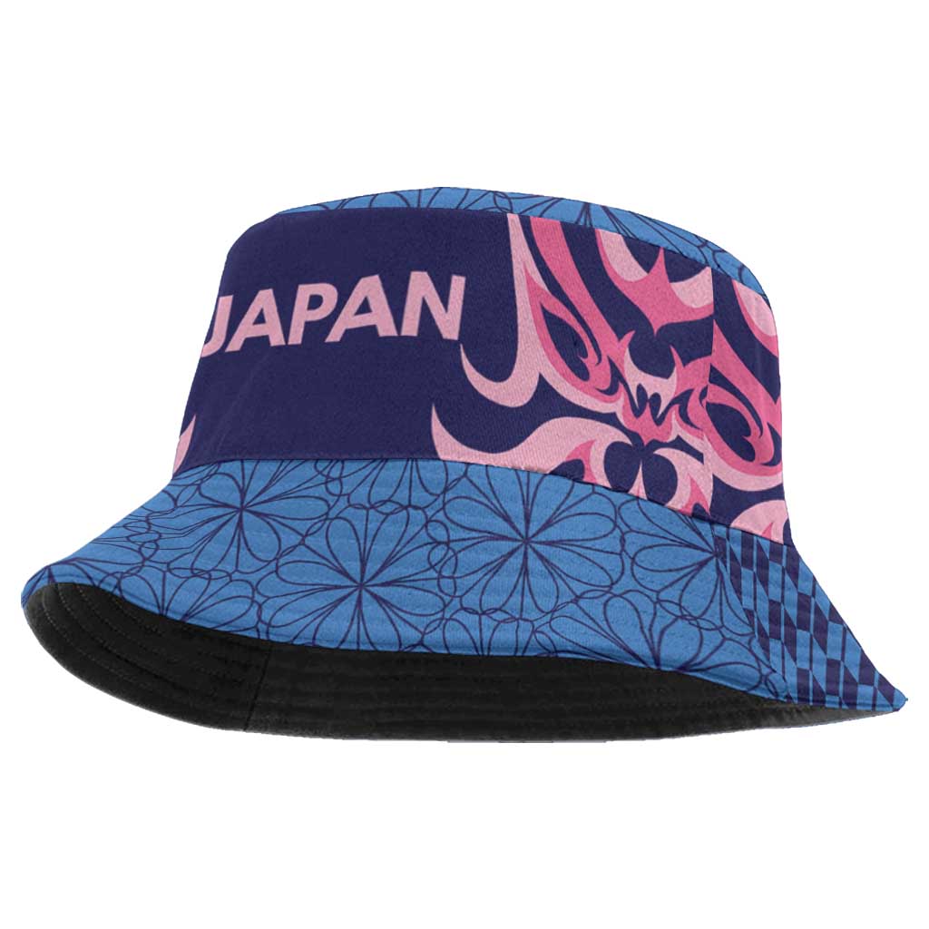 Twenty20 Japan Cricket Custom Bucket Hat Retro Blue Version - Shopicos