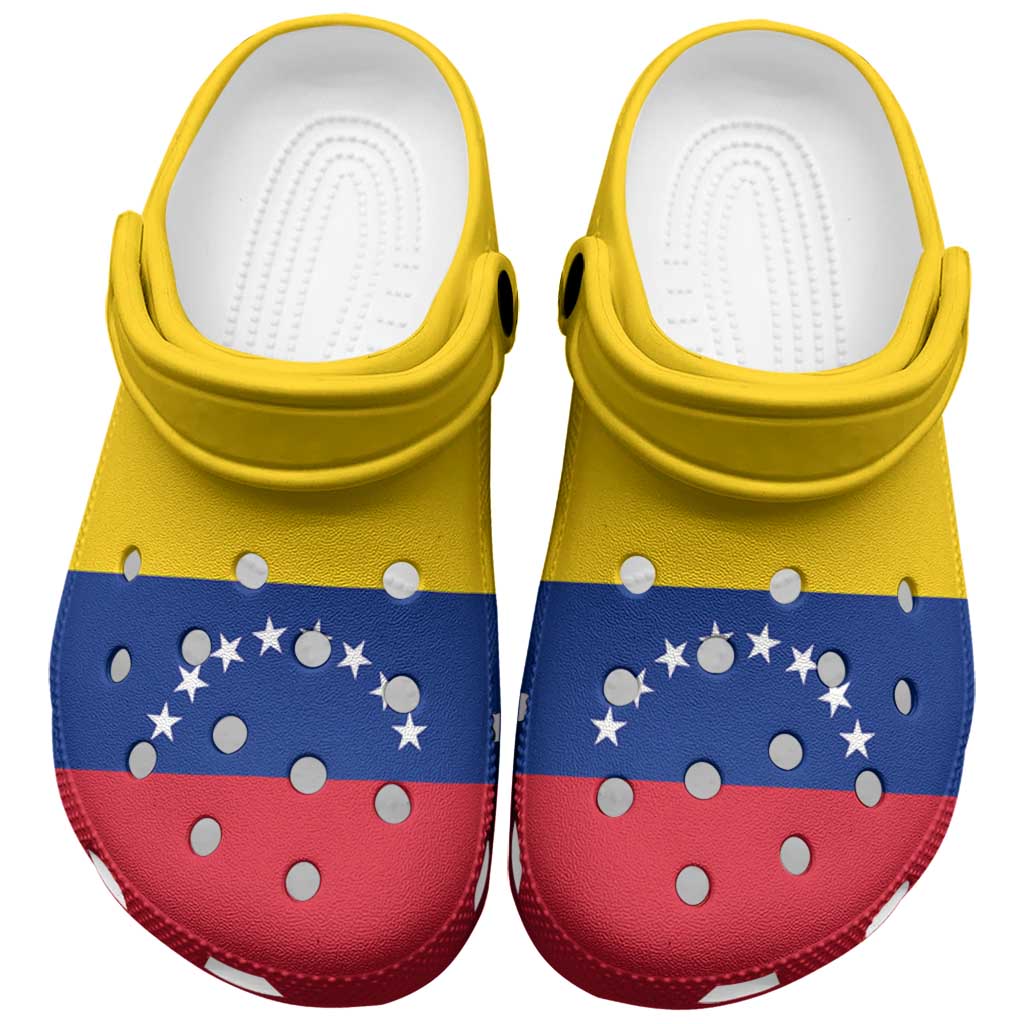 Venezuela Clogs Shoes Heritage Palette Flag-Inspired - Shopicos