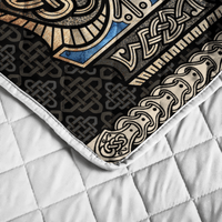 Viking Quilt Bed Set - Mjolnir Is The Hammer Of The Thunder God Thor In Norse Mythology RLT12 - Shopicos
