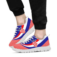 Croatia Sneakers - Croatia Coat Of Arms and  Flag Color - Shopicos
