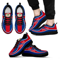 Belize Flag Color Sneakers - Shopicos