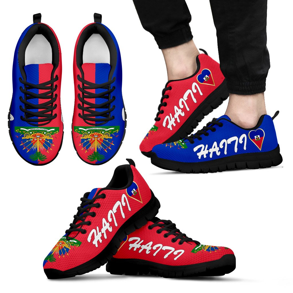 Haiti Flag Sneakers - Shopicos