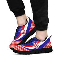 Croatia Sneakers - Croatia Coat Of Arms and  Flag Color - Shopicos