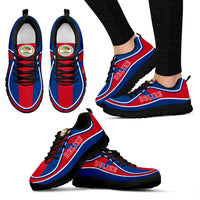 Belize Flag Color Sneakers - Shopicos