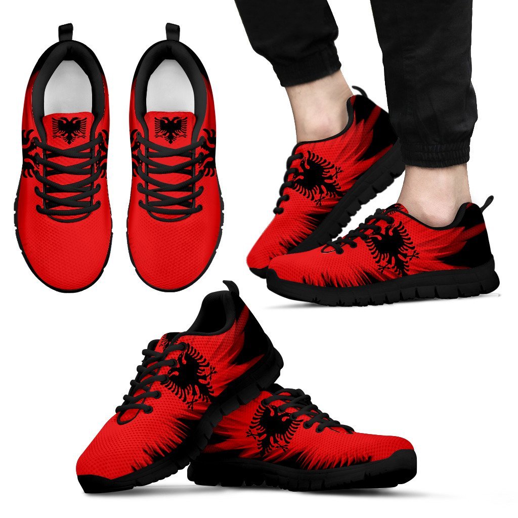 Albania Flying Flag Wings Sneaker - Shopicos