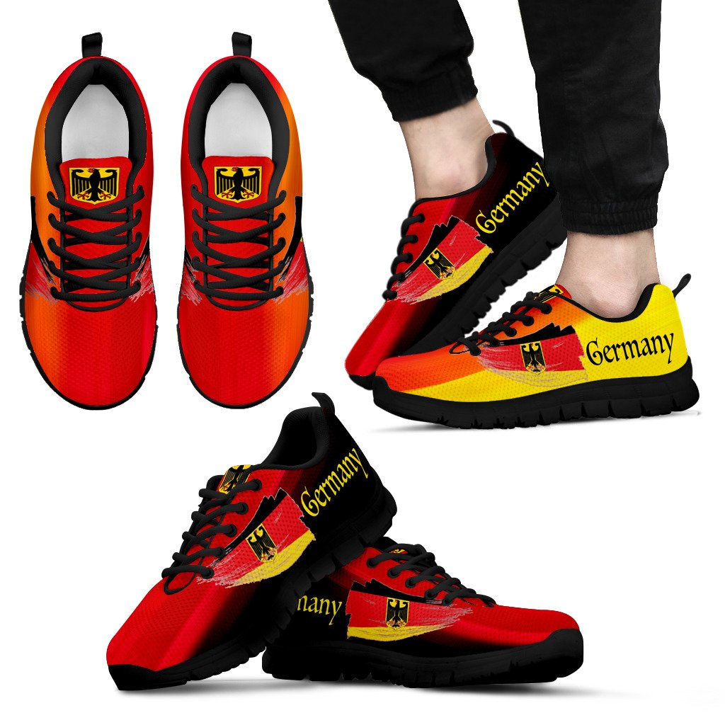Germany Sneakers (Shoes) - Germany Flag And Coat Of Arms Men's/Women's/Kid's - Shopicos