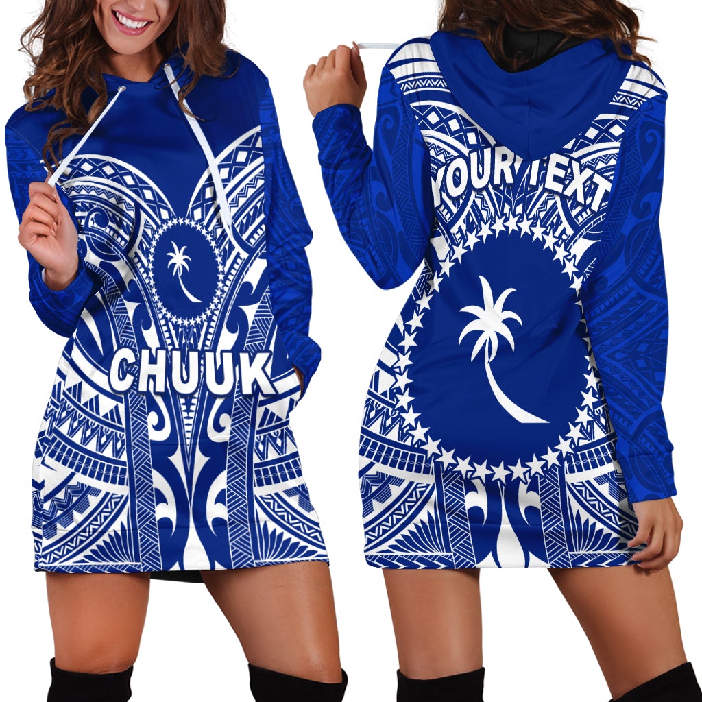 (Custom Personalised ) Chuuk Micronesia Hoodie Dress Simple Pattern LT13 - Shopicos