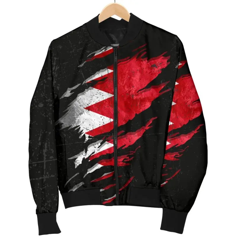 Bahrain In Me Mens Bomber Jacket - Special Grunge Style RLT8 - Shopicos
