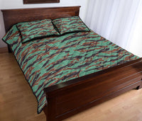 Army Guyana Tiger Stripe Camouflage Seamless Quilt Bed Set RLT8 - Shopicos