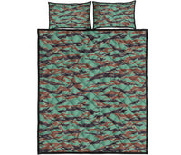 Army Guyana Tiger Stripe Camouflage Seamless Quilt Bed Set RLT8 - Shopicos