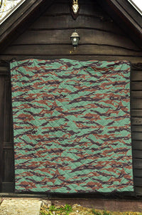 Army Guyana Tiger Stripe Camouflage Seamless Premium Quilt RLT8 - Shopicos