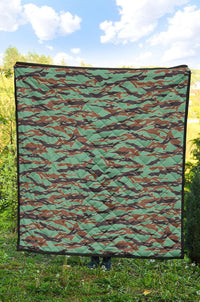 Army Guyana Tiger Stripe Camouflage Seamless Premium Quilt RLT8 - Shopicos