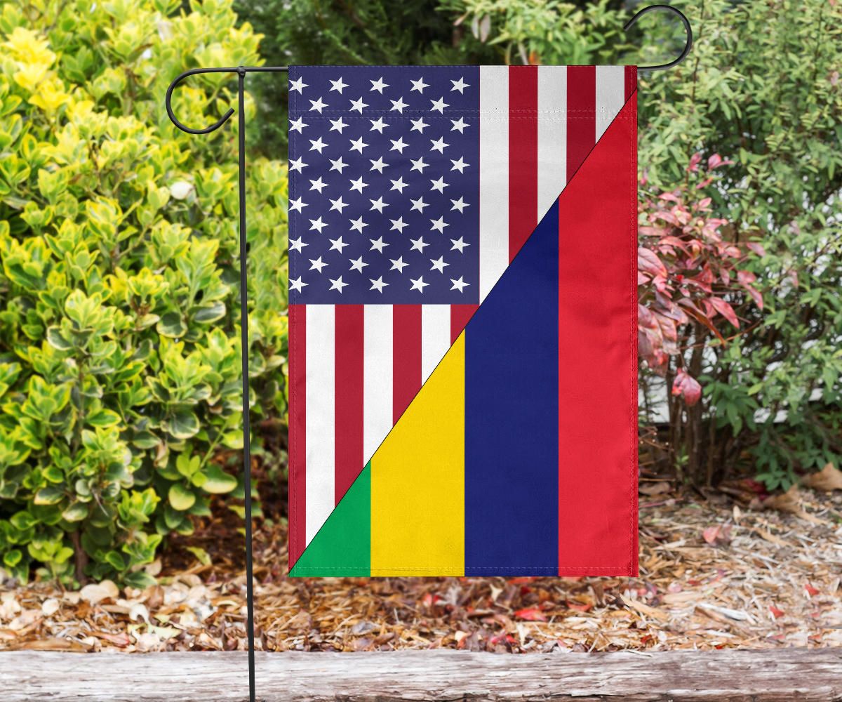 US Flag with Mauritius Flag RLT13 - Shopicos
