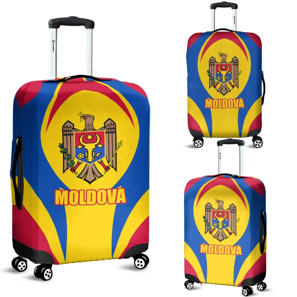 Moldova Luggage Covers Action Flag A15 RLT13 - Shopicos