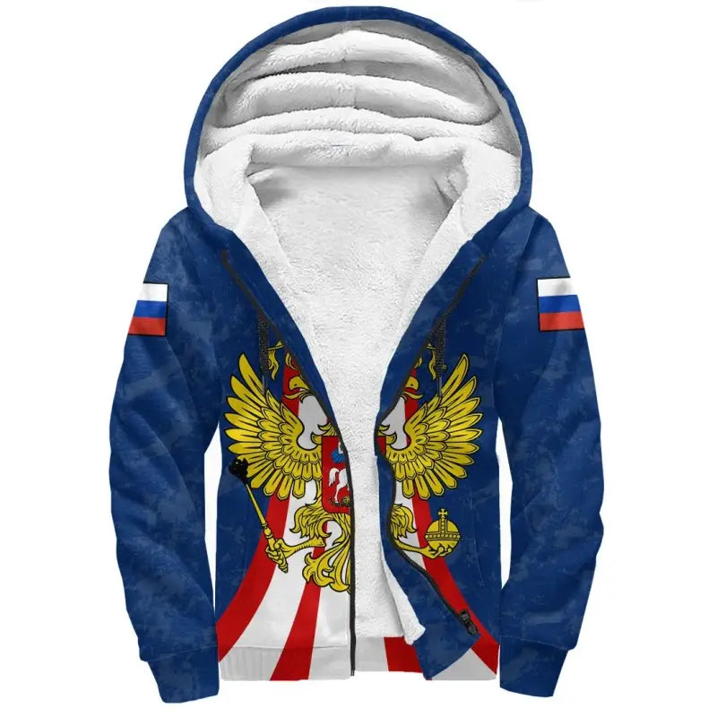 Russia Sherpa Hoodie Victory Day RLT12 - Shopicos
