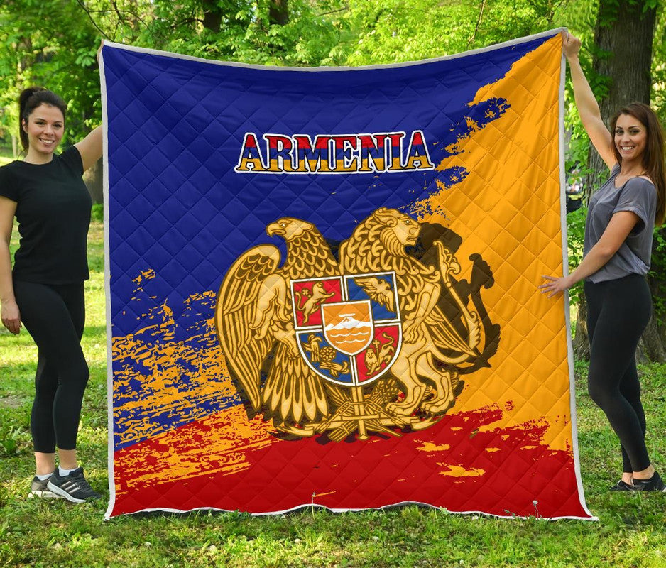Armenia Premium Quilt - Armenia Blue RLT8 - Shopicos