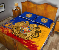 Armenia Quilt Bed Set - Armenia Blue RLT8 - Shopicos