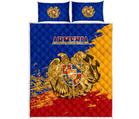 Armenia Quilt Bed Set - Armenia Blue RLT8 - Shopicos