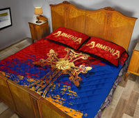 Armenia Khachkar, Armenian Cross Special Quilt Bed Set RLT8 - Shopicos
