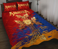 Armenia Khachkar, Armenian Cross Special Quilt Bed Set RLT8 - Shopicos