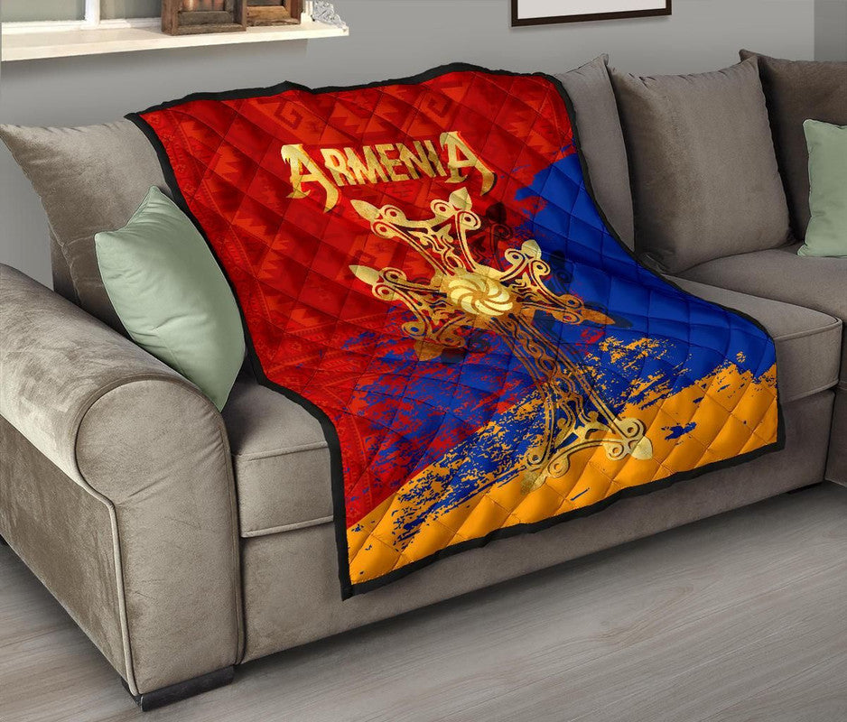 Armenia Khachkar, Armenian Cross Special Quilt RLT8 - Shopicos