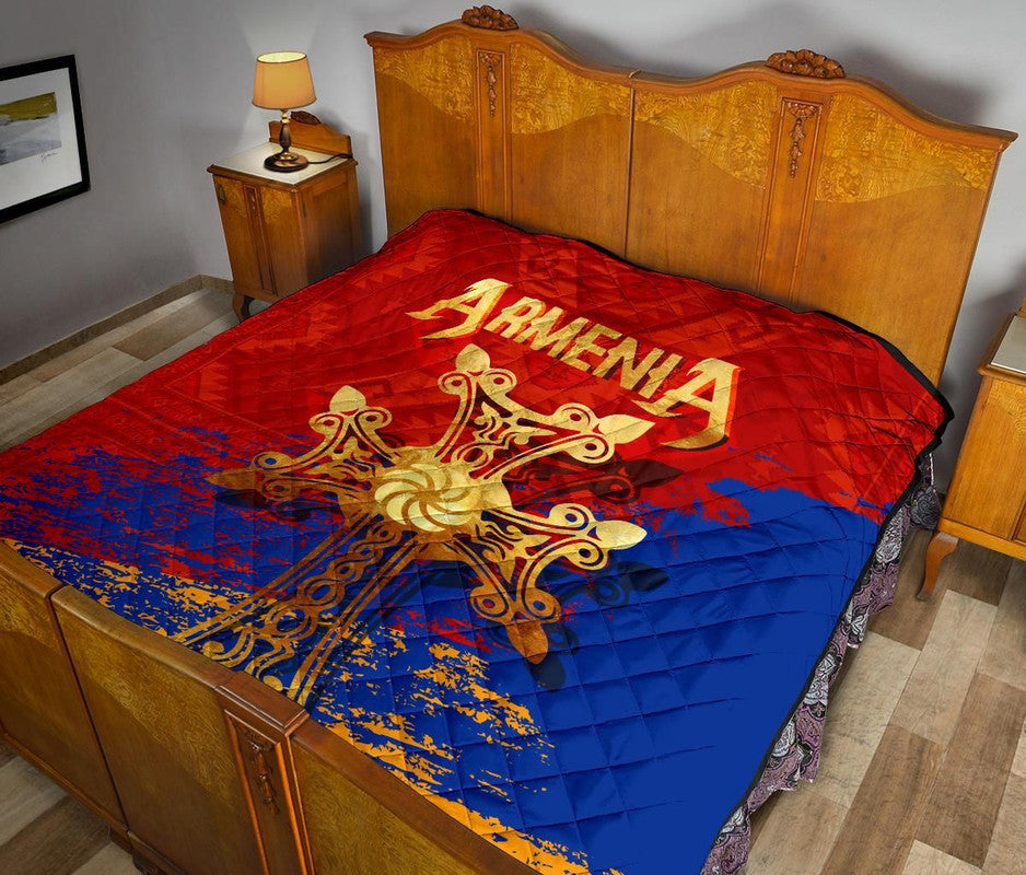 Armenia Khachkar, Armenian Cross Special Quilt RLT8 - Shopicos