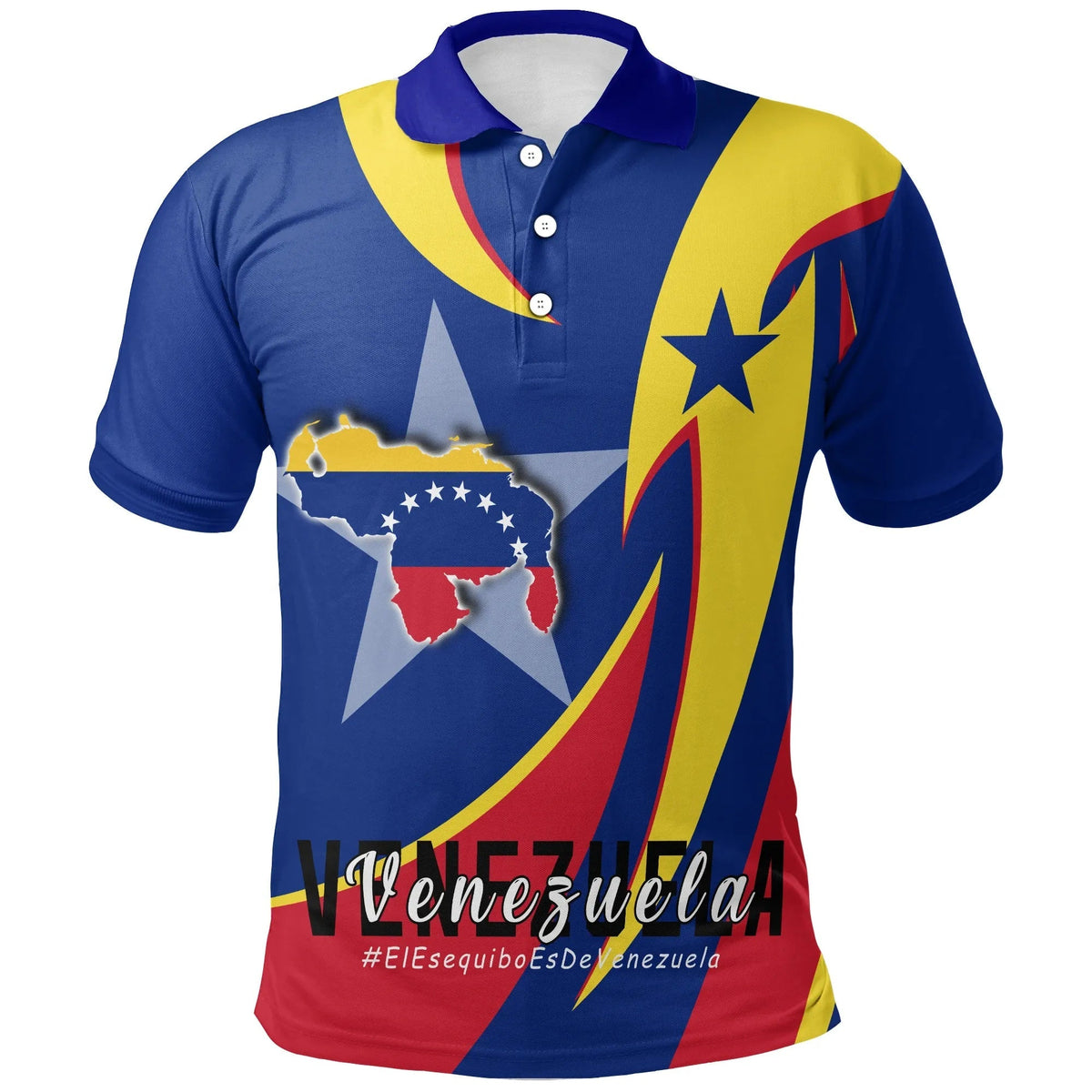 Polo Shirt Venezuela In My Heart RLT7 - Shopicos