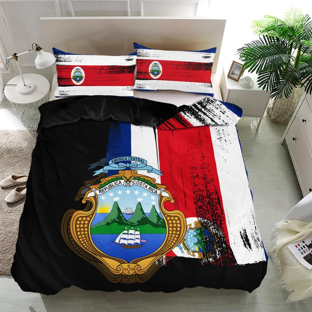 Costa Rica Flag Bedding Set Flag Style RLT13 - Shopicos