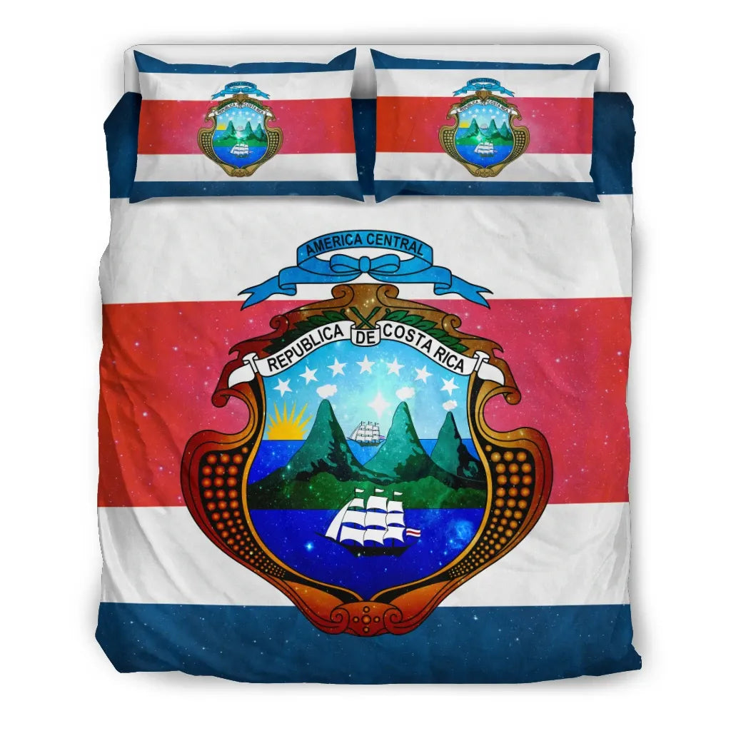 Costa Rica Flag  Bedding Set RLT13 - Shopicos