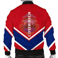 Costa Rica Coat Of Arms Men Bomber Jacket Lucian Style RLT13 - Shopicos