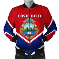 Costa Rica Coat Of Arms Men Bomber Jacket Lucian Style RLT13 - Shopicos