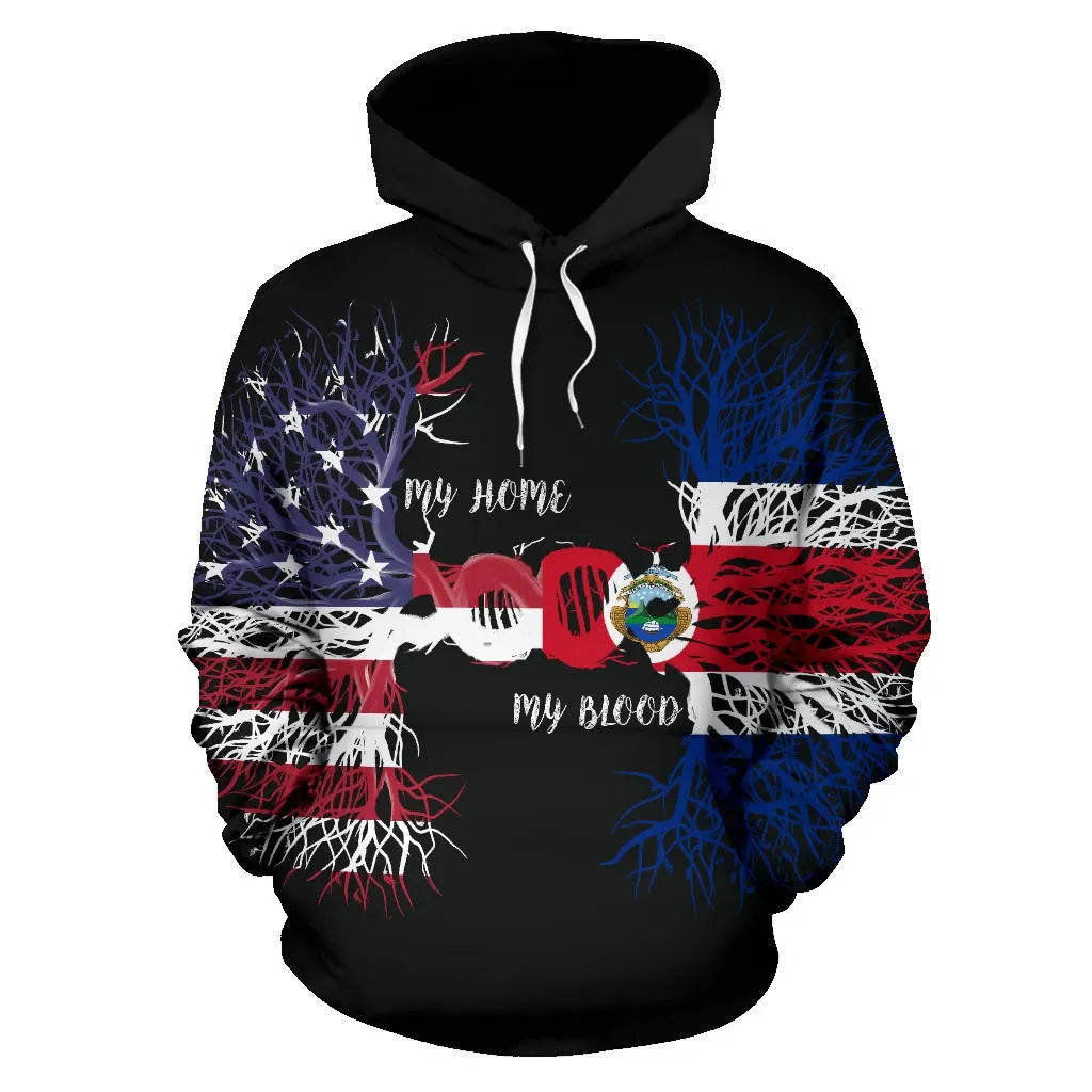 American Grown Costa Rica Root DNA Hoodie RLT13 - Shopicos