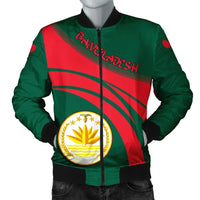 Bangladesh Coat Of Arms Men Bomber Jacket Cricket RLT6 - Shopicos