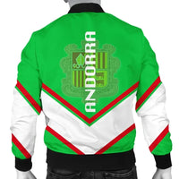 Andorra Coat Of Arms Men Bomber Jacket Lucian Style RLT8 - Shopicos
