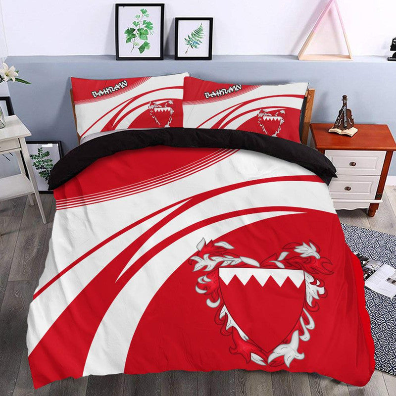 Bahrain Coat Of Arms Bedding Set Cricket RLT8 - Shopicos