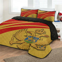 Montenegro Coat Of Arms Quilt Bed Set Cricket RLT13 - Shopicos