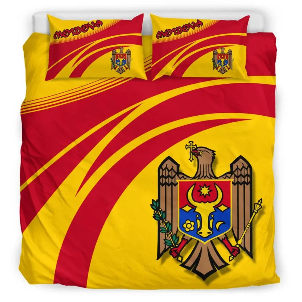 Moldova Coat Of Arms Bedding Set CricketW RLT13 - Shopicos
