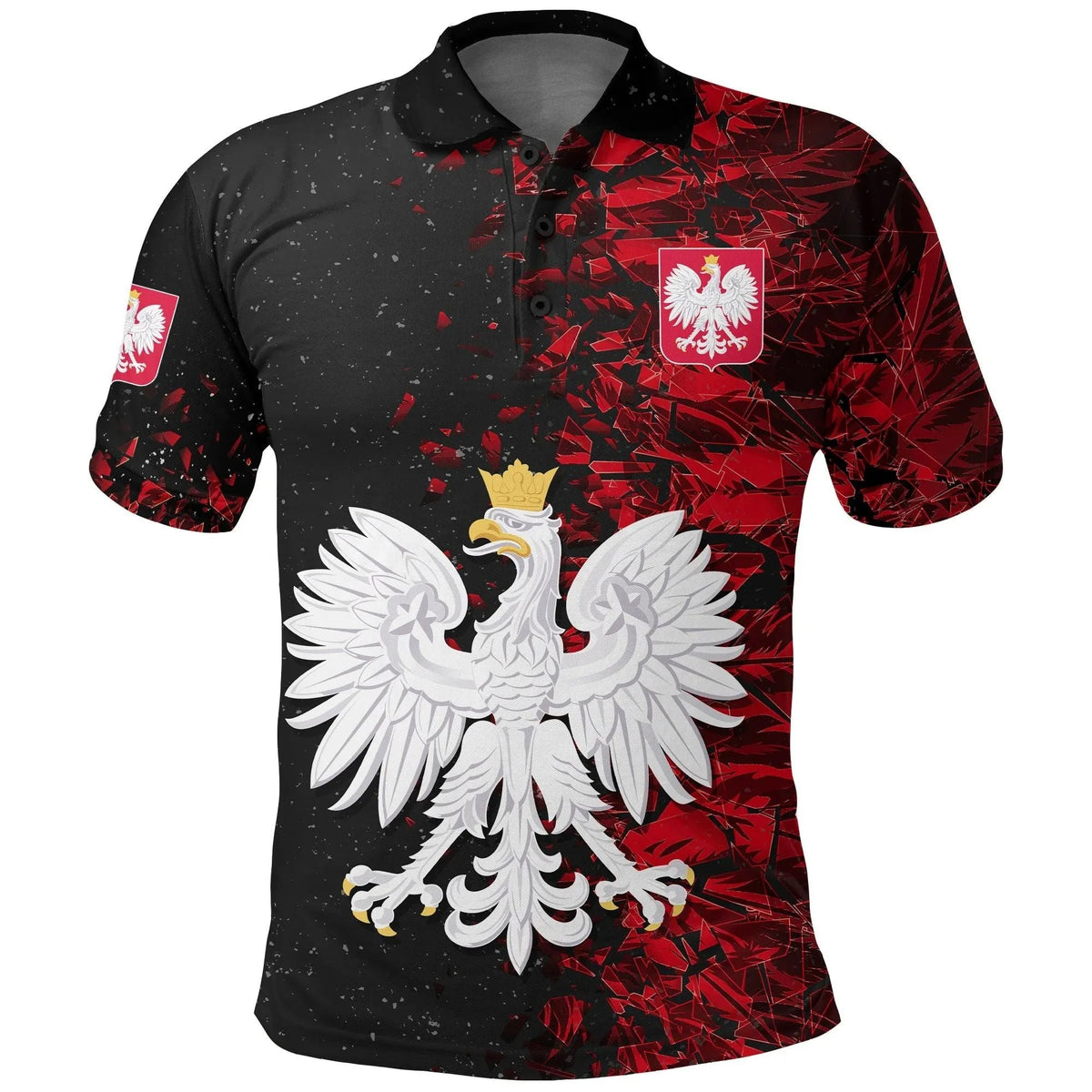 Poland Polo Shirt Coat of Arms Special RLT7 - Shopicos