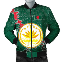 Bangladesh Christmas Coat Of Arms Men Bomber Jacket X Style RLT6 - Shopicos